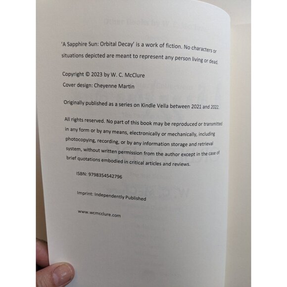 Lot of 3 WC McClure Books - Perihelion, Orbital Decay / Sapphire Sun, Onyx: 05 - Picture 11 of 16